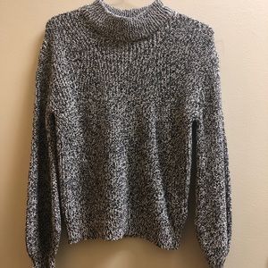 Mock Neck Knit Sweater
